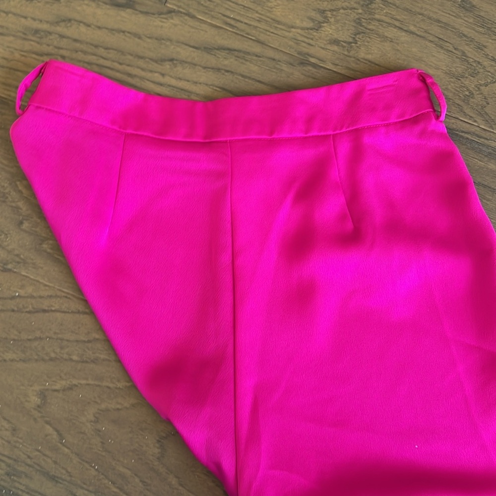 A peach bright pink trouser pants s - Picture 4 of 4